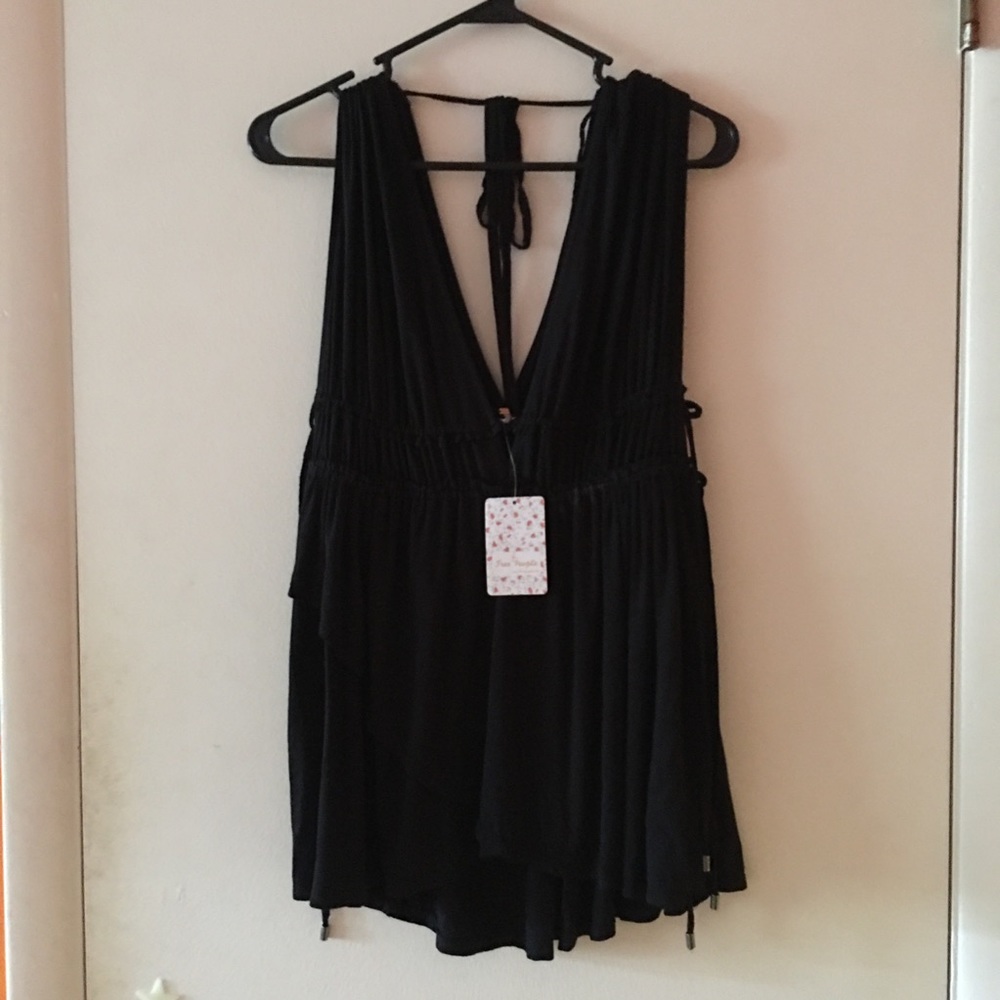 Free People Black Tank